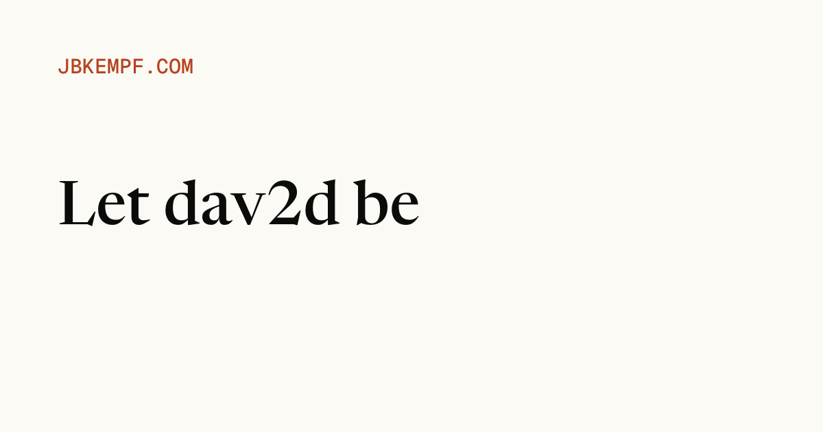 Let dav2d be — Jean-Baptiste Kempf